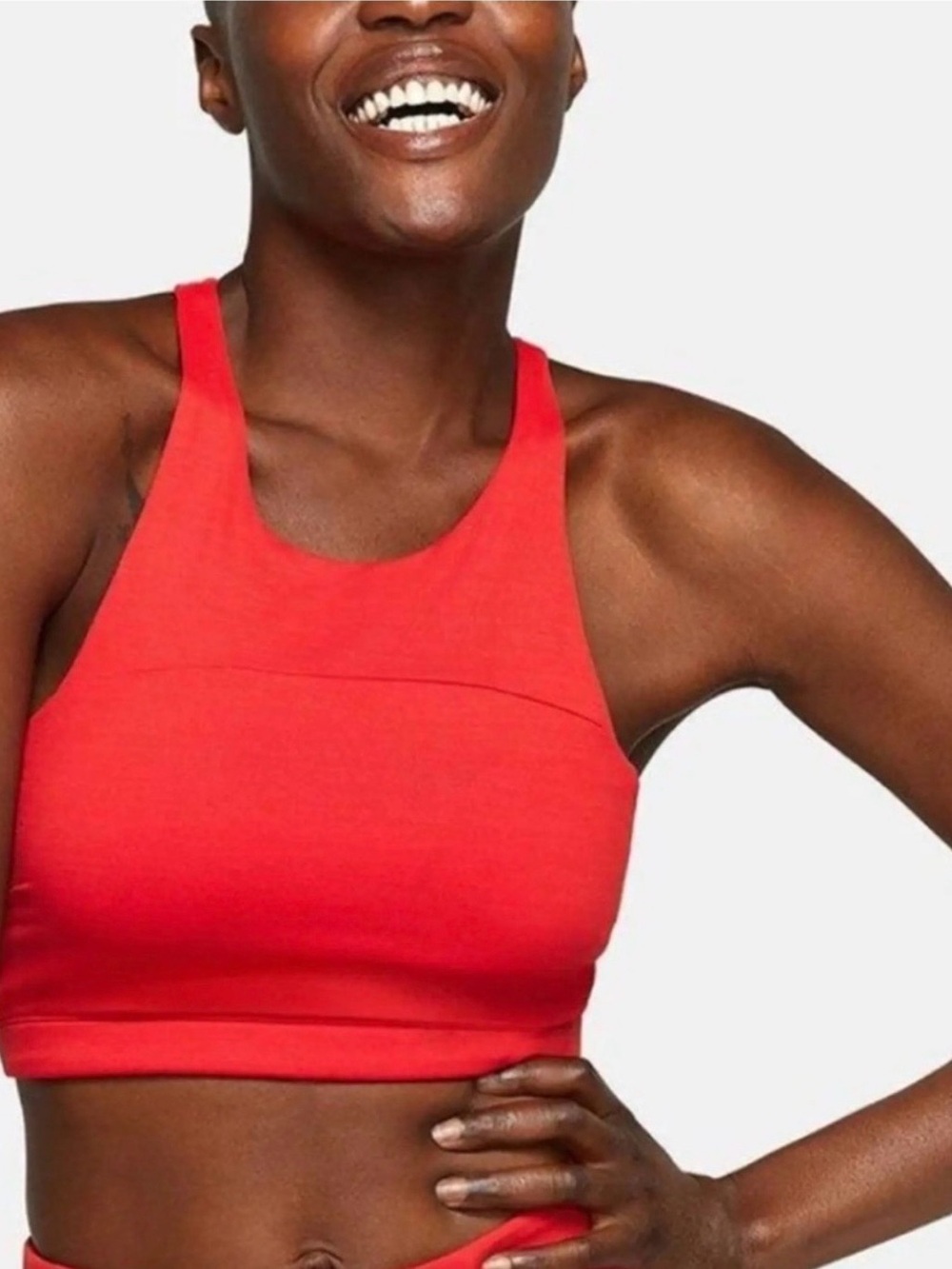 ⚡️Outdoor Voices TechSweat Crop Sports Bra Sports Bra in Scarlett Red